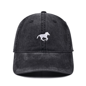 <span class=keywords><strong>Gorra</strong></span> <span class=keywords><strong>de</strong></span> Béisbol Retro Desgastada Sun's con Bordado 3D <span class=keywords><strong>de</strong></span> <span class=keywords><strong>Caballo</strong></span> Blanco, Tela Común, Hebilla Metálica, Unisex, Protección Solar - Product Image 2