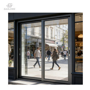 Fenêtres coulissantes australiennes pour <span class=keywords><strong>baie</strong></span> <span class=keywords><strong>vitrée</strong></span>, noires, à double vitrage avec rupture de pont thermique, Huricam Proop, dernier design de fenêtre <span class=keywords><strong>coulissante</strong></span> - Product Image 6