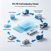 Lisu LS PC 9100NC Modifikasi PC Alloy Resin Virgin Injeksi Cetak Granul Polikarbonat Transparan Tahan UV 3mm UL94 V0
