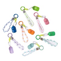 Sangle de bouteille d'eau TOLKA avec breloque tissée, accessoire de sac et porte-clés DIY, pendentif pour coque de téléphone, technique de tissage TK-0205 #