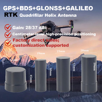 4 antennes UAV IP68 multibandes RTK, antenne hélicoïdale quadrifilaire GNSS/GPS/BD, antenne FPV UAV