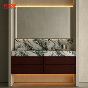 Diseño KKR de Calidad, Lavabo Moderno con Encimera de Mármol de Color <span class=keywords><strong>para</strong></span> Baño, Mueble de Pared <span class=keywords><strong>para</strong></span> <span class=keywords><strong>Lavamanos</strong></span> y Sanitario - Product Image 1
