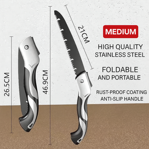 Vetex Großhandel Schweres Klappbares Astsäge-Set mit Scharfen Manganstahl-Klingen, Tragbares Garten-Handsäge-Kit für Baumbeschneidung - Product Image 4