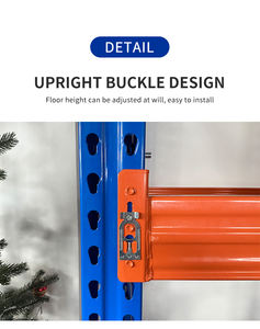 מערכת מדפים תעשייתית למחסן, נירוסטה איכותית, עמידה במיוחד, קיבולת 5000 ליברות, 5 מדפים ללא ברגים, הגנה מפני קורוזיה - Product Image 3