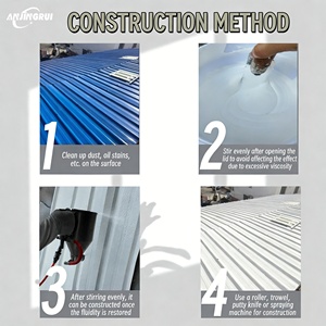 Revêtement Liquide d'Isolation Thermique Acrylique Haute Qualité Imperméable à Appliquer au Pinceau pour Béton, Métal, Toitures Métalliques et Murs en Béton - Product Image 6