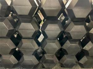 Haltères hexagonaux en fonte recouverts de caoutchouc pour entraînement de force, de 1 kg à 50 kg, vente en gros - Product Image 5