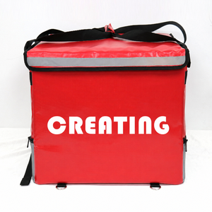 Mochila de Reparto de Comida Plegable Aislada de 600D con Logotipo Personalizado, Bolsa Térmica Impermeable Reflectante para Pizza, para Motociclistas - Product Image 4