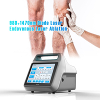 Système d'ablation endoveineuse par micro-ondes 2026 47W 50W 980nm 1470nm pour le traitement des varices, garantie CE