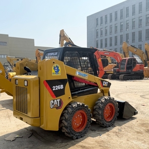 Chargeuse compacte Caterpillar 226B d'occasion robuste, groupe motopropulseur CAT d'origine, sans réparation majeure, mini-chargeuse multifonction Fa - Product Image 2