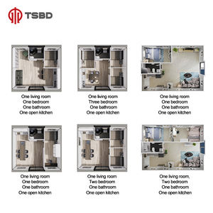 移动小房子3 4卧室折叠预制房屋20英尺40英尺豪华可扩展集装箱房屋 - Product Image 5