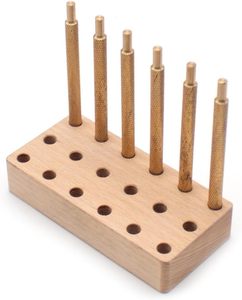 ईडीली 6 पीसी जेम्स्टोन नॉन-स्लिप पीतल के डप स्टिक सेट 6 मिमी व्यास डोपस्टिक को पत्थर की फेसटिंग मशीन के लिए लकड़ी के भंडारण बॉक्स के साथ - Product Image 1