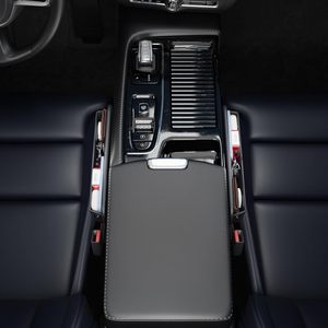 Car Seat <b>Gap</b> Filler With Cup Holder Front Seats Car Adjustable <b>Gap</b> Filler With Pockets Leather Car Seat Organizer and Storage - Product Image 6