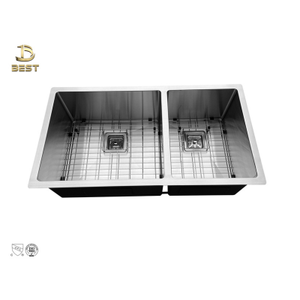 อ่างล้างจานสแตนเลสสีเบจขนาด32*18ทันสมัยทันสมัยไม่มีก๊อกน้ำ - Product Image 1