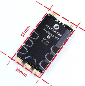 Flycolor X-cross HV2 80A Blheli_32 5-12S 1200 ESC แบบไม่มีแปรงถ่าน สำหรับรถแข่ง RC โดรน RC อะไหล่ควอดคอปเตอร์ - Product Image 5