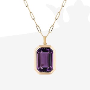 Pendentif en zircon en forme <span class=keywords><strong>de</strong></span> cœur, style Instagram, très apprécié, en acier inoxydable, avec chaîne en bambou, pour femme, sportif, transfrontalier - Product Image 3