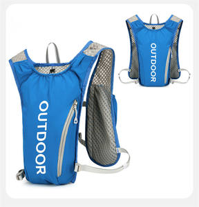 Gilet d'hydratation multifonctionnel en nylon pour la course à pied, veste de course sans manches, sécurité réfléchissante, sac à dos d'eau pour <span class=keywords><strong>le</strong></span> sport, pour <span class=keywords><strong>le</strong></span> cyclisme - Product Image 4