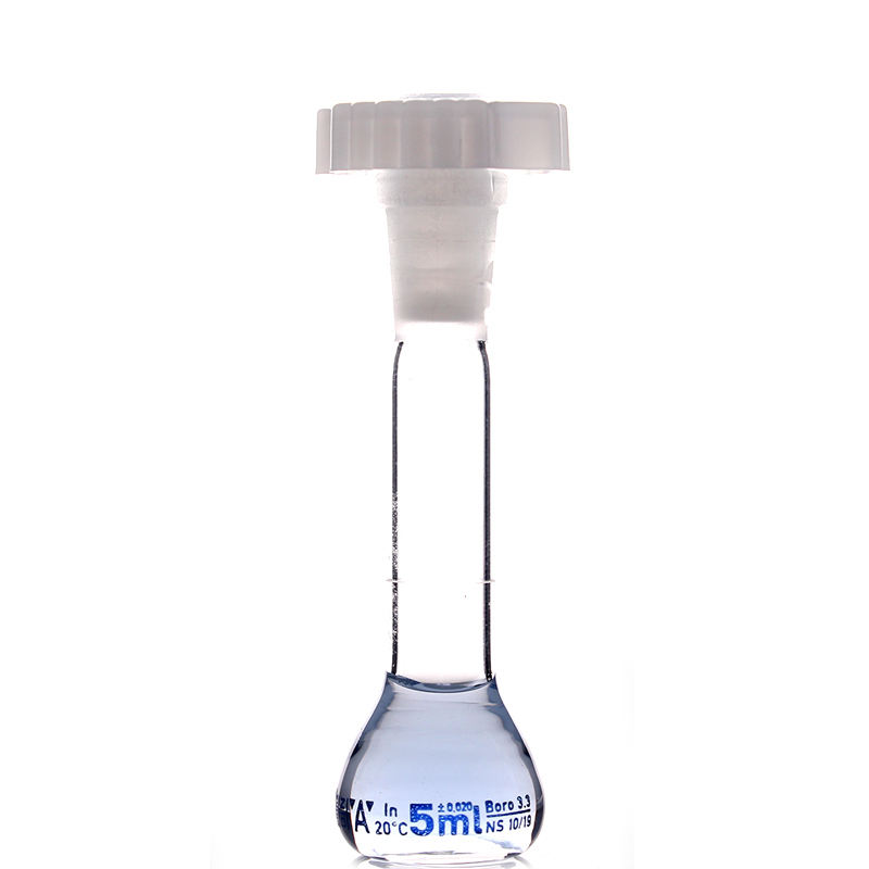 Lab Scale Flask Lab Glassware - Precise Volumetric Flasks with Stoppers