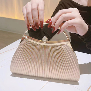 Luxury Evening Bling Handbag Rhinestone Handmade Women Bag <b>Clutch</b> Purses for <b>Wedding</b> Party with Shoulder Chain - Product Image 3