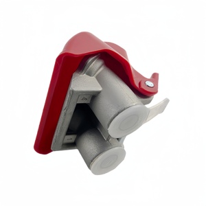 Pièces détachées pour camions, raccord rapide pneumatique Duomatic haute résistance, tête de raccord pneumatique 4528040120 pour camions et remorques lourds européens - Product Image 1