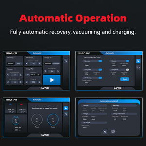Machine de récupération de réfrigérant entièrement automatique X880 R1234YF <span class=keywords><strong>pour</strong></span> l'entretien automobile, équipement de recyclage et de recharge de climatisation, machine de remplissage R1234YF - Product Image 2