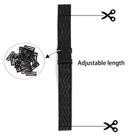 Filet à cheveux en silicone ceinture de réglage perruque couvre-chef Beige noir marron bande élastique réglable casquette en maille bande élastique