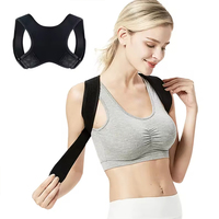 Ceinture de Correction Posturale Sportive pour Épaules et Dos, Soutien Claviculaire en Nylon et Coton – Meilleure Vente