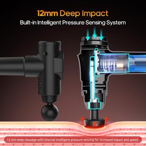 Pistolet de massage silencieux rose en promotion - Product Image 4