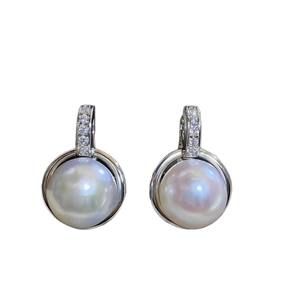 จี้สร้อยคอแฟชั่น DIY รุ่น 31366 พร้อมเงินแท้ S925 ขนาด 7-9 มม. รูปทรงกลม และฐานเปล่า 31366 อุปกรณ์ตกแต่งมุก DIY - Product Image 4