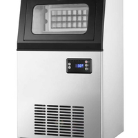 Machine à glaçons commerciale 1 porte, sans givre, multi-refroidissement pour restaurant, bar, hôtel, écoénergétique