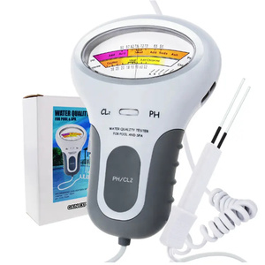 Analizzatore industriale di qualità dell'acqua <span class=keywords><strong>PH</strong></span> <span class=keywords><strong>cloro</strong></span> Cl2 <span class=keywords><strong>misuratore</strong></span> di livello OEM <span class=keywords><strong>misuratore</strong></span> di plastica monitoraggio Test piscina Spa - Product Image 1
