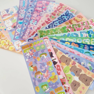 Regalo <span class=keywords><strong>per</strong></span> lettore di fantasia grazioso Retro Cartoony PVC libro bottiglia d'acqua Dragon decalcomania e libro adesivo <span class=keywords><strong>per</strong></span> amante delle tasche a Polly - Product Image 3