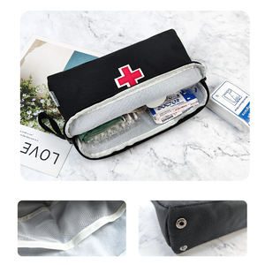 Özel açık seyahat ilk yardım kiti büyük kapasiteli hemşireler taktik tıbbi çanta acil hap ilaç kilitli çanta - Product Image 6