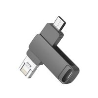 Clé USB 3.0 OTG personnalisée, style clé métallique, 16 Go, 32 Go, 64 Go, 128 Go, 256 Go, 512 Go, 1 To, article promotionnel pour entreprise, nouveau modèle