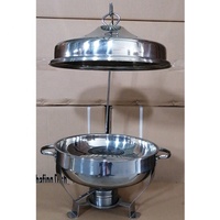 Vevor — plat à pétrir de 4,5 l/9l, ustensiles de restaurant arabe, en acier inoxydable, set de plats à hacher dorés, réchaud de buffet