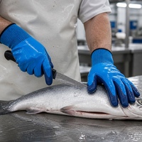 Gants de travail imperméables enduits de latex, paume antidérapante gaufrée, gants de sécurité pour la construction, l'entrepôt, le jardinage, l'usage industriel