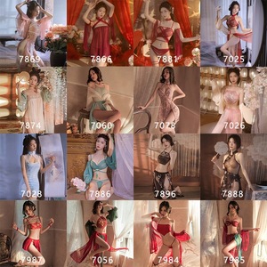 फेइमू महिलाओं की सेक्सी प्राचीन शैली hanfu qixi बेल्लिबैंड पतली चींगसम प्रलोभन वर्दी प्लस आकार सेक्स अंडरवियर - Product Image 2