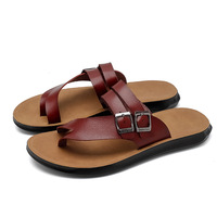 Nouvelles tongs tendance pour hommes, grandes tailles, semelles souples, chaussures de plage à clipser, confort d'été, légères, antidérapantes, décontractées
