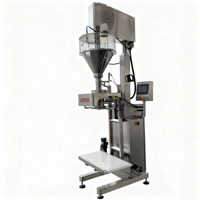 Machine de remplissage semi-automatique de poudre d'oxyde de fer, remplisseuse à vis sans fin de pigments haute précision 25 kg, équipement d'emballage polyvalent pour poudres