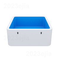 Piscine gonflable de qualité commerciale, sans cadre, résistante aux UV, pour eau profonde, idéale pour le jardin