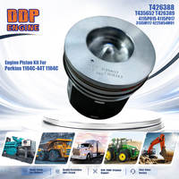 Kit de pistons moteur T426388 T435652 T426389 4115P015 4115P017 3135M117 4225854M91 pour Perkins 1104C-44T 1104C