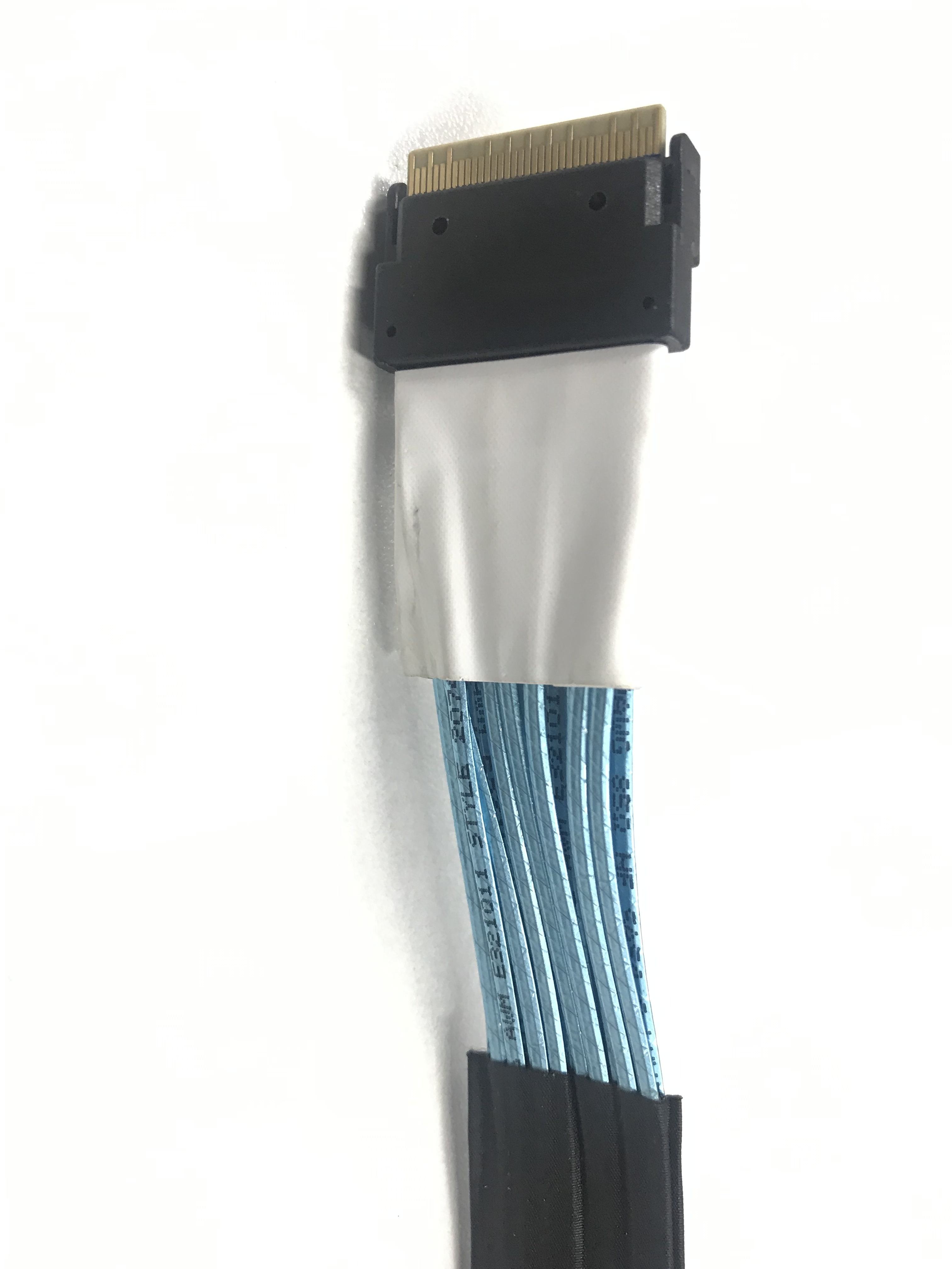 HONPNK High-Speed Slim SAS Cable Straight Angled Mini SAS Cable Conversion Server Hard Drive Conversion Cable