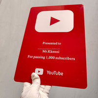 Plaques de récompense personnalisées TikTok Niveau 50, plaques honorifiques imprimées UV