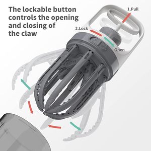 <span class=keywords><strong>Pooper</strong></span> <span class=keywords><strong>Scooper</strong></span> para perros No Warm Poo en mano Dog Waste Pick-up Claw Contenedor de eliminación para perros pequeños, medianos y grandes - Product Image 6