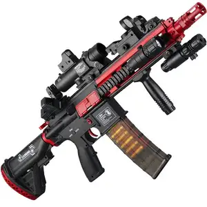 공장 도매 전기 M416 EVA 소프트 총알 총 촬영 장난감 총 성인 나일론 총 소년