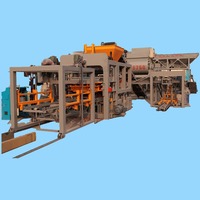 Machine automatique de fabrication de blocs de béton contrôlée par PLC QT10-15, machine hydraulique de formage de briques creuses et de pavés, moteur haute capacité