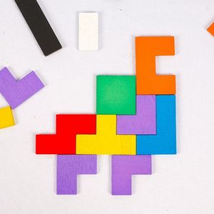 Rompecabezas clásico de madera Montessori <span class=keywords><strong>3D</strong></span>, rompecabezas divertido, bloque de juguete educativo para niños de 5 a 7 años, regalo de aprendizaje - Product Image 6