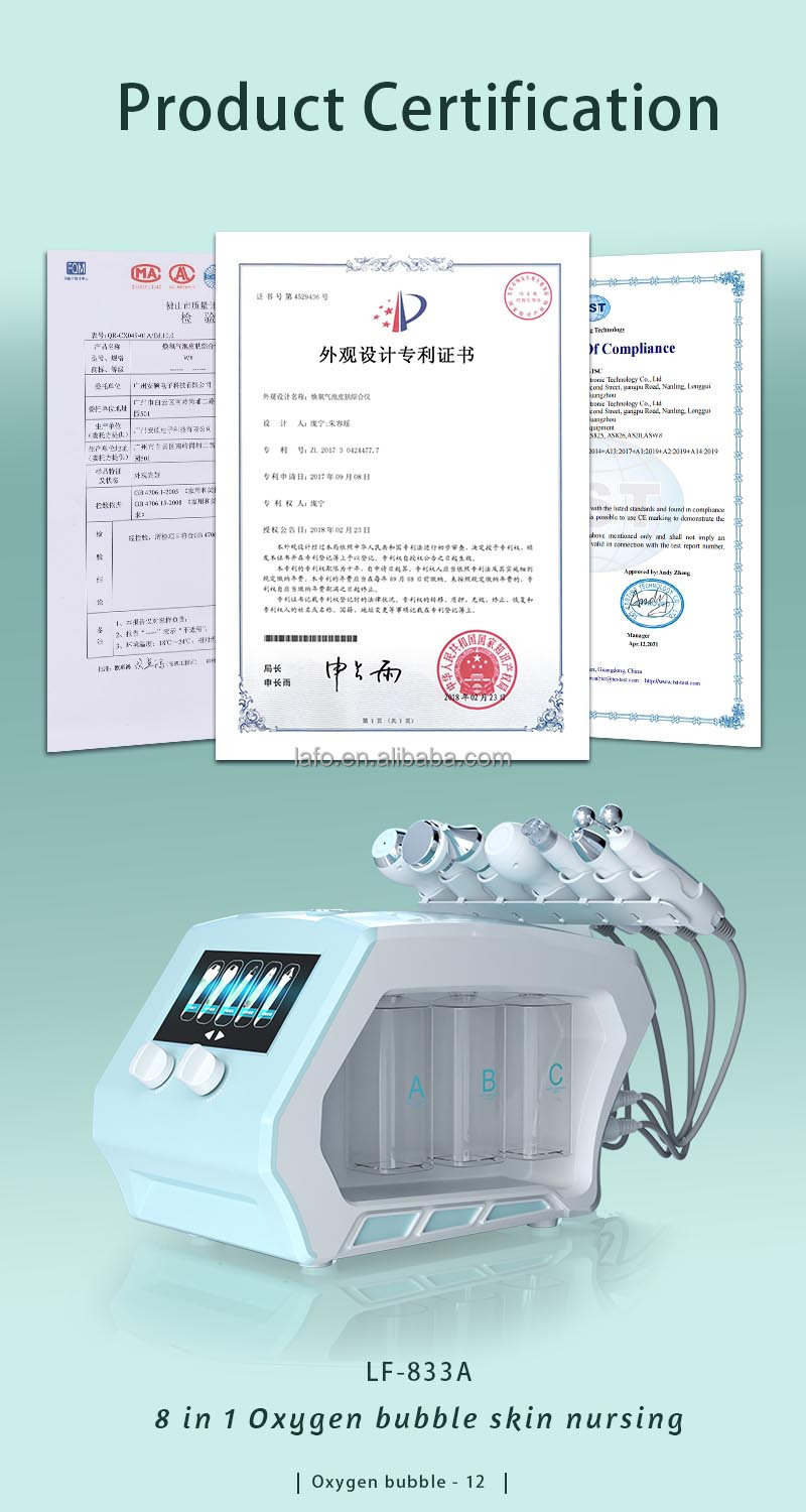 Hydra Aqua Facial Dermabrasion Machine Hydradermabrasion Skin Cleaning Face Lifting machine