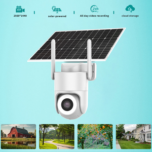 Năng lượng mặt trời thông minh giám sát xoay <span class=keywords><strong>IP</strong></span> PTZ năng lượng mặt trời hệ thống không dây CCTV WIFI hệ thống ngoài trời Home an ninh máy ảnh cho ngôi nhà - Product Image 3