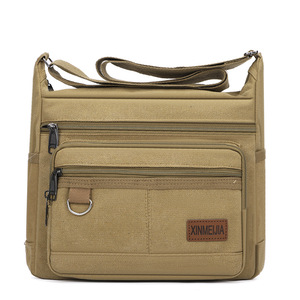 Outdoor Camping Storage Box <b>Canvas</b> Shoulder Bags Casual Tote Travel Crossbody Fashion High Quality <b>Handbag</b> - Product Image 4