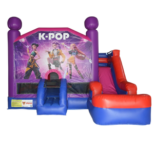 Nuevo Diseño K-POP Castillo Inflable con Tobogán para Niñas, Castillo Inflable para Fiestas Infantiles en <span class=keywords><strong>Alquiler</strong></span> - Product Image 6
